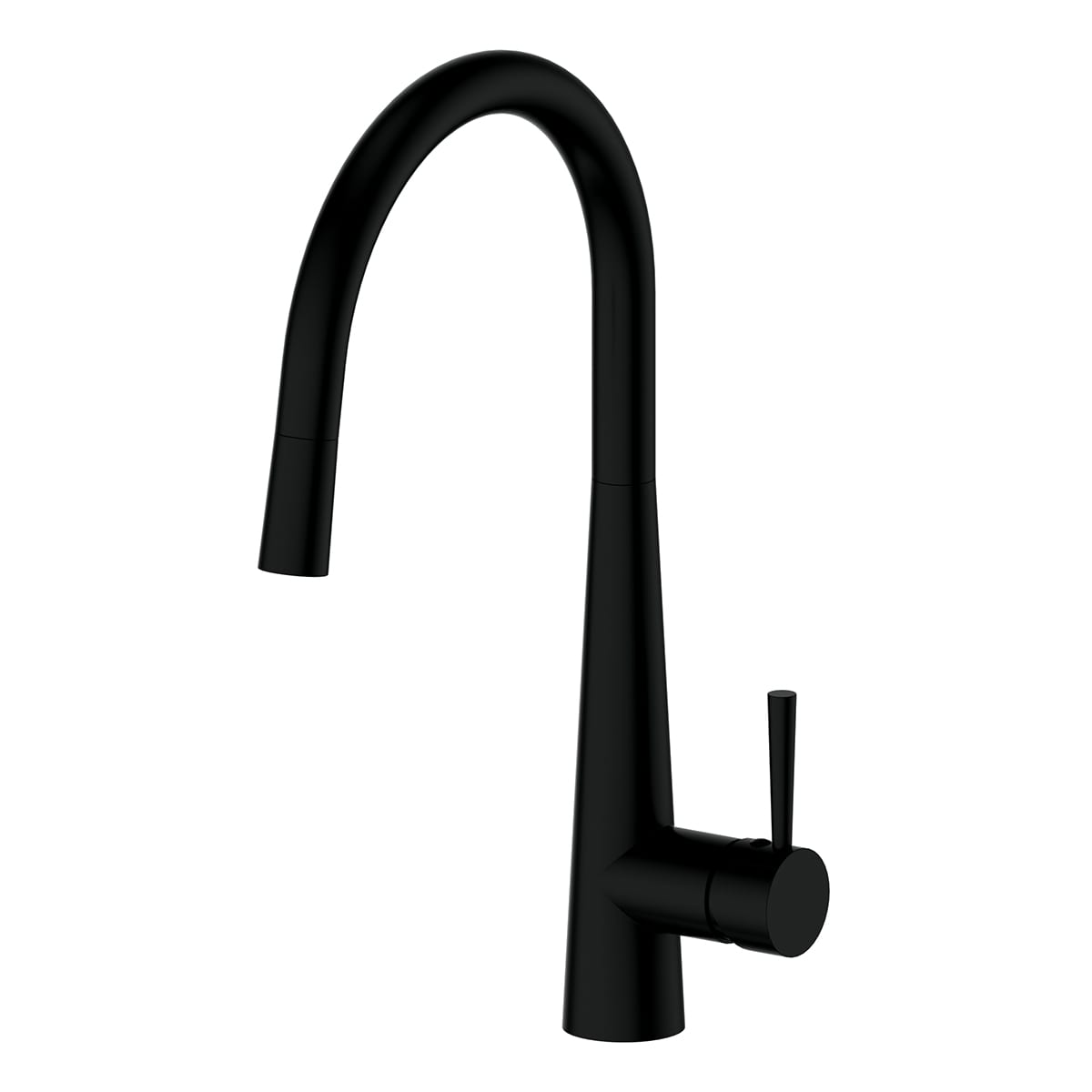 Greens Galiano PullDown Sink Mixer Matte Black Thrifty Bathrooms and Plumbing Plus