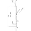 Dorf Bliss Rail Shower Chrome - Image 2