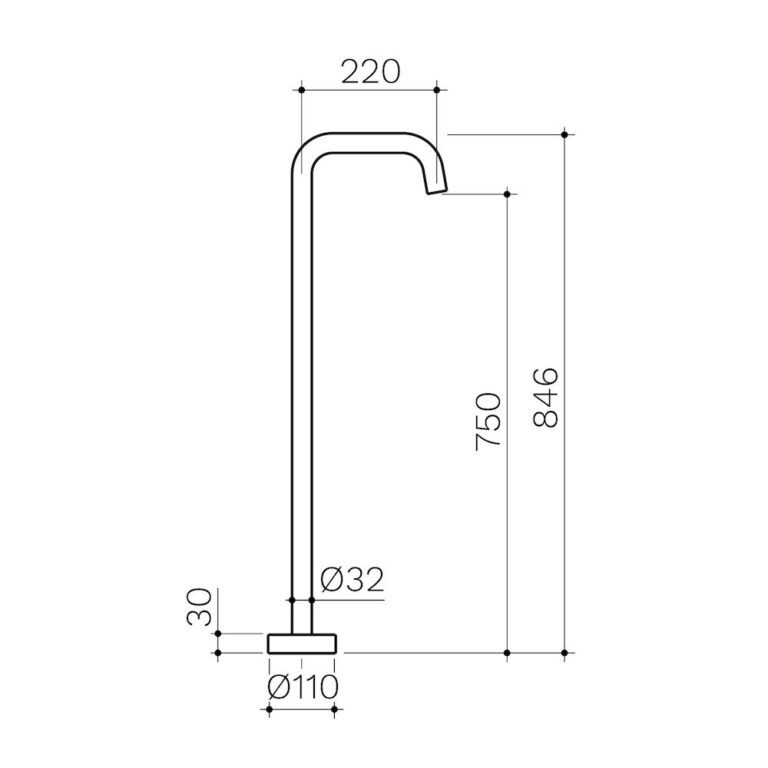 Clark Round Freestanding Bath Outlet Matte Black Thrifty Bathrooms