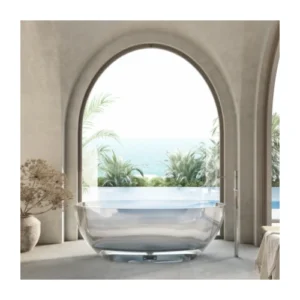 Cassa Design Wow Translucency Resin Stone Bath  Crystal Clear 1500mm