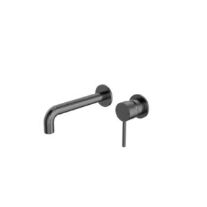 Nero Dolce Wall Basin/Bath Mixer Separate Back Plate Gun Metal