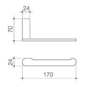 Caroma Saracom Bath Shower Mixer Trim Kit