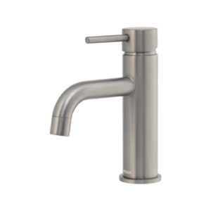 MIXX ANISE BASIN MIXER CURVED SPOUT GUN METAL
