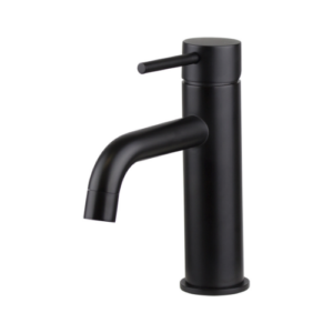 MIXX ANISE BASIN MIXER CURVED SPOUT MATT BLACK