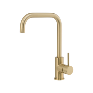 MIXX ANISE GOOSENECK SINK MIXER BRUSHED GOLD LEAD FREE