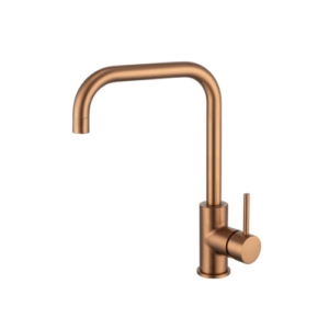 MIXX ANISE GOOSENECK SINK MIXER BRUSHED BRONZE LEAD FREE