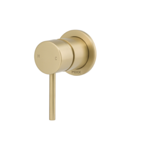 MIXX ANISE SHOWER MIXER (60MM BACKPLATE) BRUSHED GOLD LEAD FREE