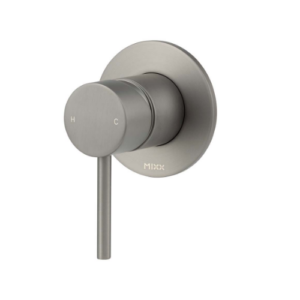 MIXX ANISE SHOWER MIXER (80MM BACKPLATE) GUN METAL LEAD FREE