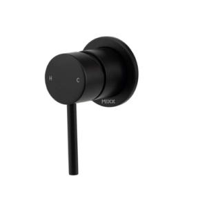 MIXX ANISE SHOWER MIXER (60MM BACKPLATE) MATT BLACK LEAD FREE