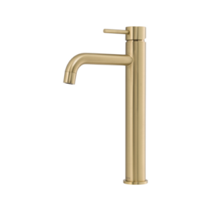 MIXX ANISE TOWER VESSEL MIXER BRUSHED GOLD LEAD FREE