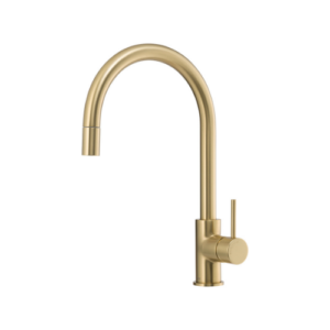 MIXX ANISE ECO PULL OUT SINK MIXER BRUSHED GOLD LEAD FREE