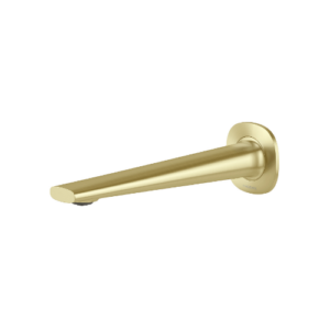 Phoenix Vask Wall Basin / Bath Outlet 200mm – Lead Free Brushed Gold
