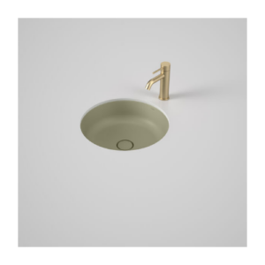 Caroma Liano II 440mm Round Under/Over Counter Basin – Matte Green