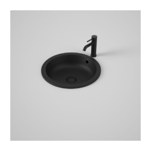 Caroma Liano II 440mm Round Under/Over Counter Basin – Matte Black