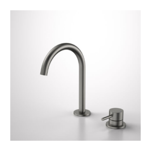 Caroma Liano II Hob Basin Mixer Set 160mm - Gunmetal