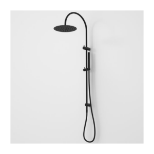 Caroma Liano II Rail Shower with Overhead - Matte Black