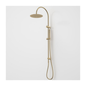 Caroma Liano II Rail Shower with Overhead - Brushed Brass