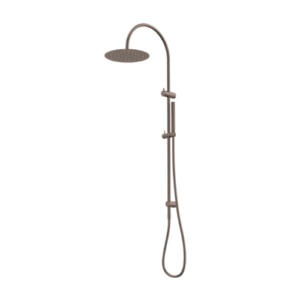 Caroma Liano II Rail Shower with Overhead - Brushed Bronze