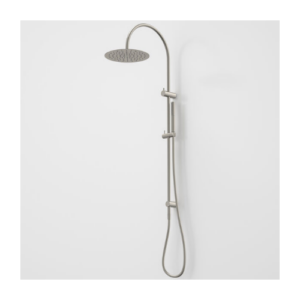 Caroma Liano II Rail Shower with Overhead - Brushed Nickel