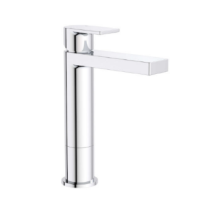 Caroma Round Square Tower Basin Mixer - Chrome