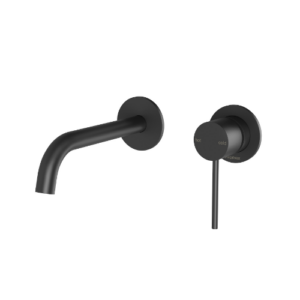 Phoenix Vivid Slimline SwitchMix Wall Basin / Bath Mixer Set 60mm Backplates (Complete Kit) – Lead Free Matte Black