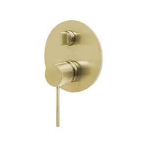 Phoenix Vivid Slimline SwitchMix Shower / Bath Diverter Mixer (Complete Kit) Brushed Gold