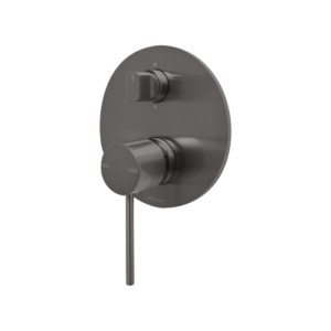 Phoenix Vivid Slimline SwitchMix Shower / Bath Diverter Mixer (Complete Kit) Brushed Carbon