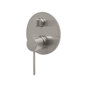 Phoenix Vivid Slimline SwitchMix Shower / Bath Diverter Mixer (Complete Kit) Brushed Nickel