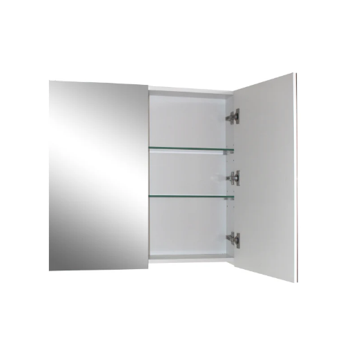 Mercio PVC Shaving Cabinet 750mm - Gloss White BIMP-752-GW - Image 3