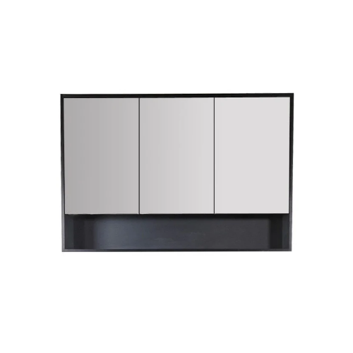 Mercio HERA 1200mm Shaving Cabinet - Black Oak HES-1203-BO - Image 4