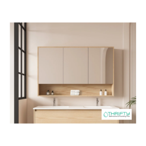 Mercio HERA 1200mm Shaving Cabinet - Tas Oak HES-1203-TO