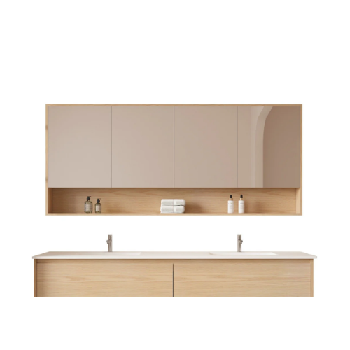 Mercio HERA 1800mm Shaving Cabinet - Tas Oak HES-1804-TO - Image 4