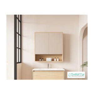 Mercio HERA 750mm Shaving Cabinet - Tas Oak HES-752-TO