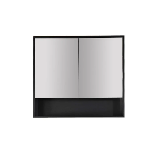 Mercio HERA 900mm Shaving Cabinet - Black Oak HES-902-BO - Image 4