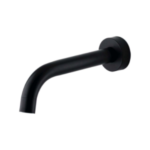 Mixx Anise Wall Basin Spout 180mm Matt Black