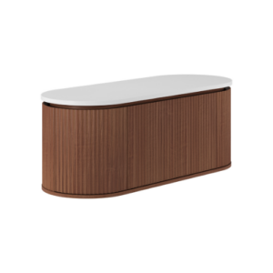 Fienza Empire Pill Walnut 1200 Wall Hung Cabinet