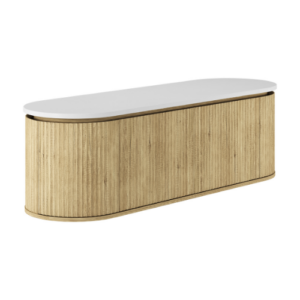 Fienza Empire Pill Scandi Oak 1500 Wall Hung Cabinet