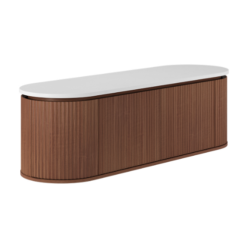 Fienza Empire Pill Walnut 1500 Wall Hung Cabinet