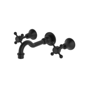 Fienza Lillian Basin/Bath Wall Set Matte Black