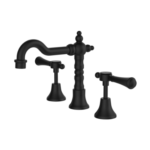 Fienza Lillian Lever Basin Set Matte Black