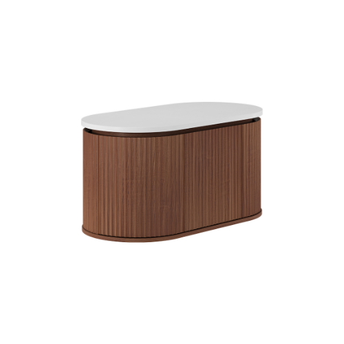 Fienza Empire Pill Walnut 900 Wall Hung Cabinet