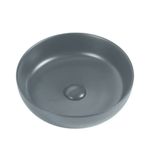 ZUMI Bacino Counter Top Ceramic Basins Matte Grey