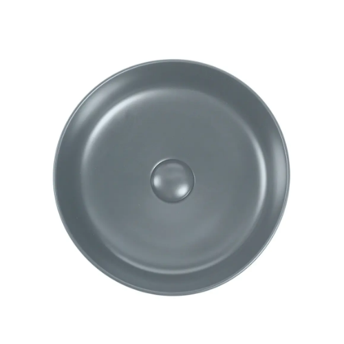 ZUMI Bacino Counter Top Ceramic Basins Matte Grey - Image 2
