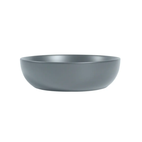 ZUMI Bacino Counter Top Ceramic Basins Matte Grey - Image 3