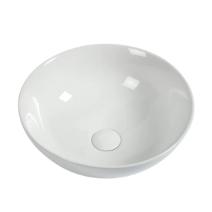 ZUMI Ronda Counter Top Ceramic Basin Gloss White