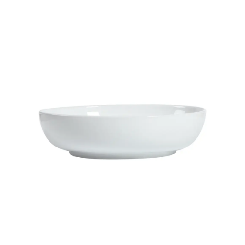 ZUMI Pesini Counter Top Ceramic Basin Gloss White - Image 2