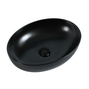 ZUMI Pesini Counter Top Ceramic Basin Matte Black
