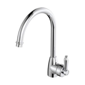 Fienza Eleanor Gooseneck Sink Mixer Chrome Chrome