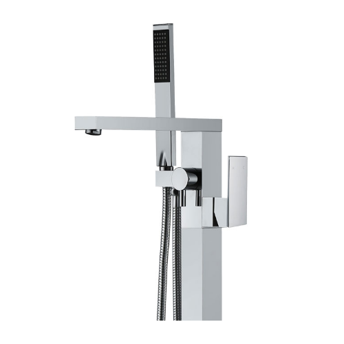 Fienza Jet Floor Standing Mixer & Shower Chrome - Image 2