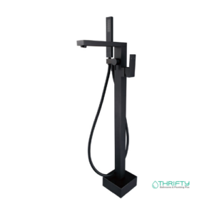 Fienza Jet Matte Black Floor Standing Mixer & Shower